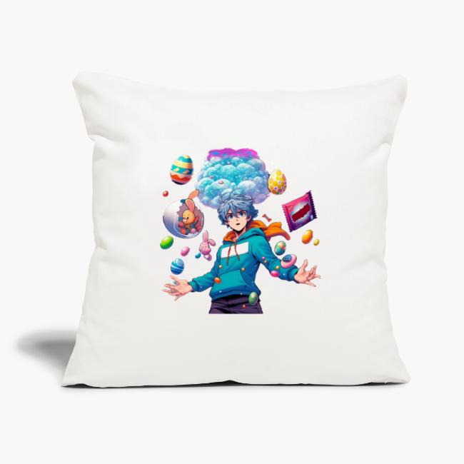 Coussin et housse de 45 x 45 cm